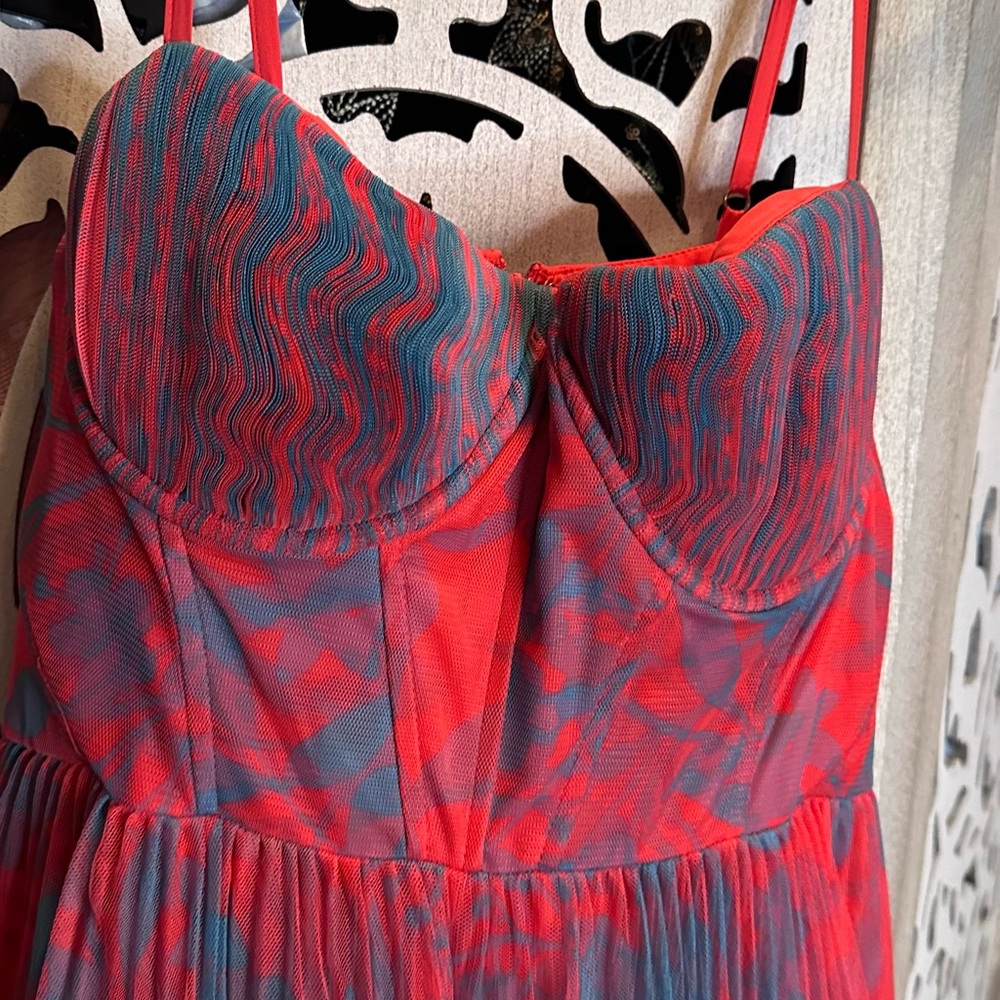 Anthropologie Hutch Pleated Tulle Sweetheart Dress. - Picture 5 of 7